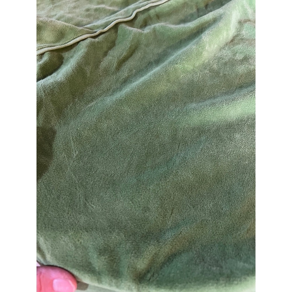 Suze Kondi Velour Tracksuit Set Lime Green Raglan Sweatshirt Harem Joggers XS - Picture 11 of 13